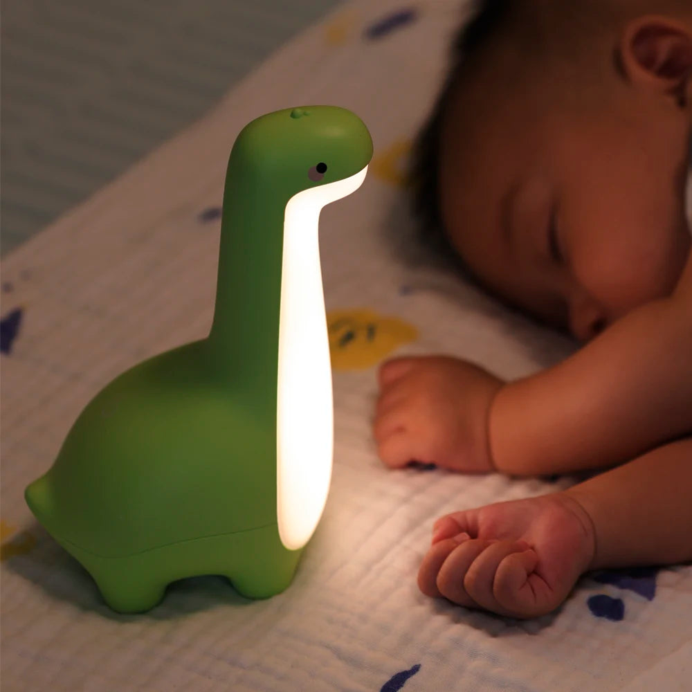 bebe veilleuse lumosaurus compagnon apaisant