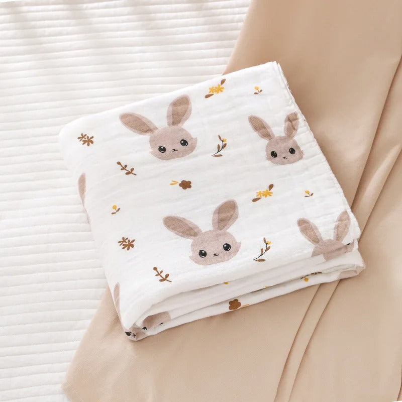 couverture bébé baby wander lapin