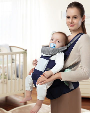 porte bébé lux snuggle bleu foncé