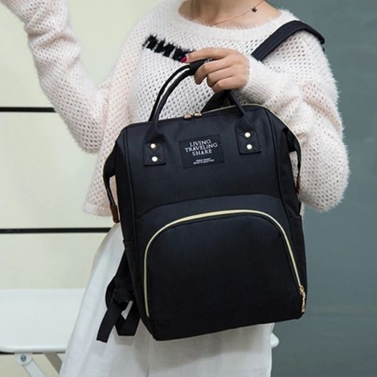 sac-a-dos-a-langer-bambin-chic-noir