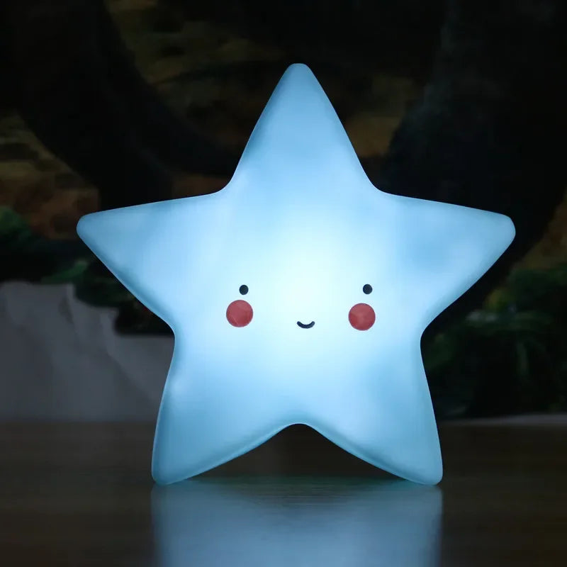 veilleuse bebe starglow bleu