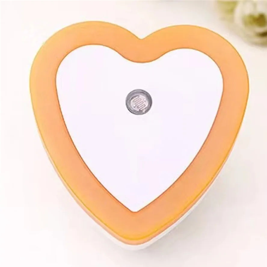 veilleuse murale bebe lumodesign coeur orange