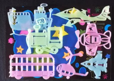 Étoiles fluorescentes