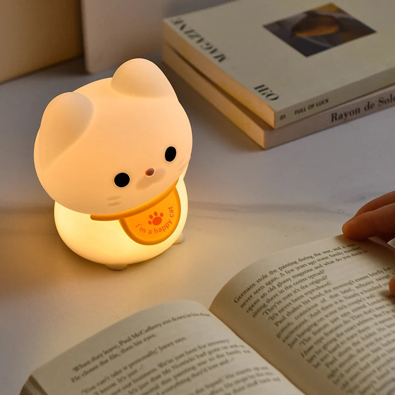 bebe veilleuse luckypaws pour lecture