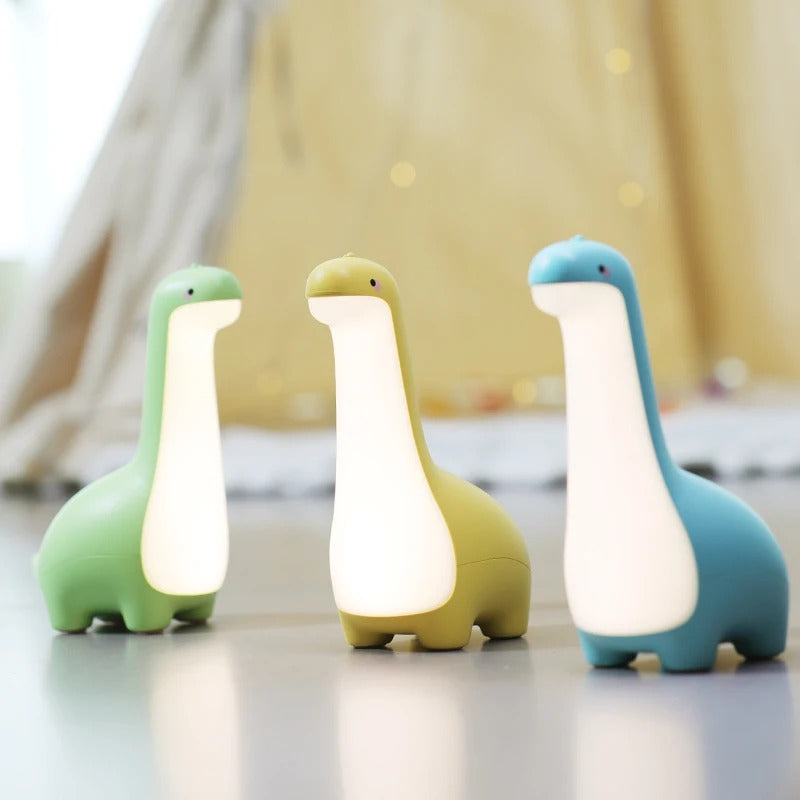 bebe veilleuse lumosaurus disponible en trois couleurs