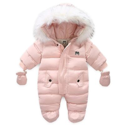 combinaison-bebe-hiver-arctiluxe-rose