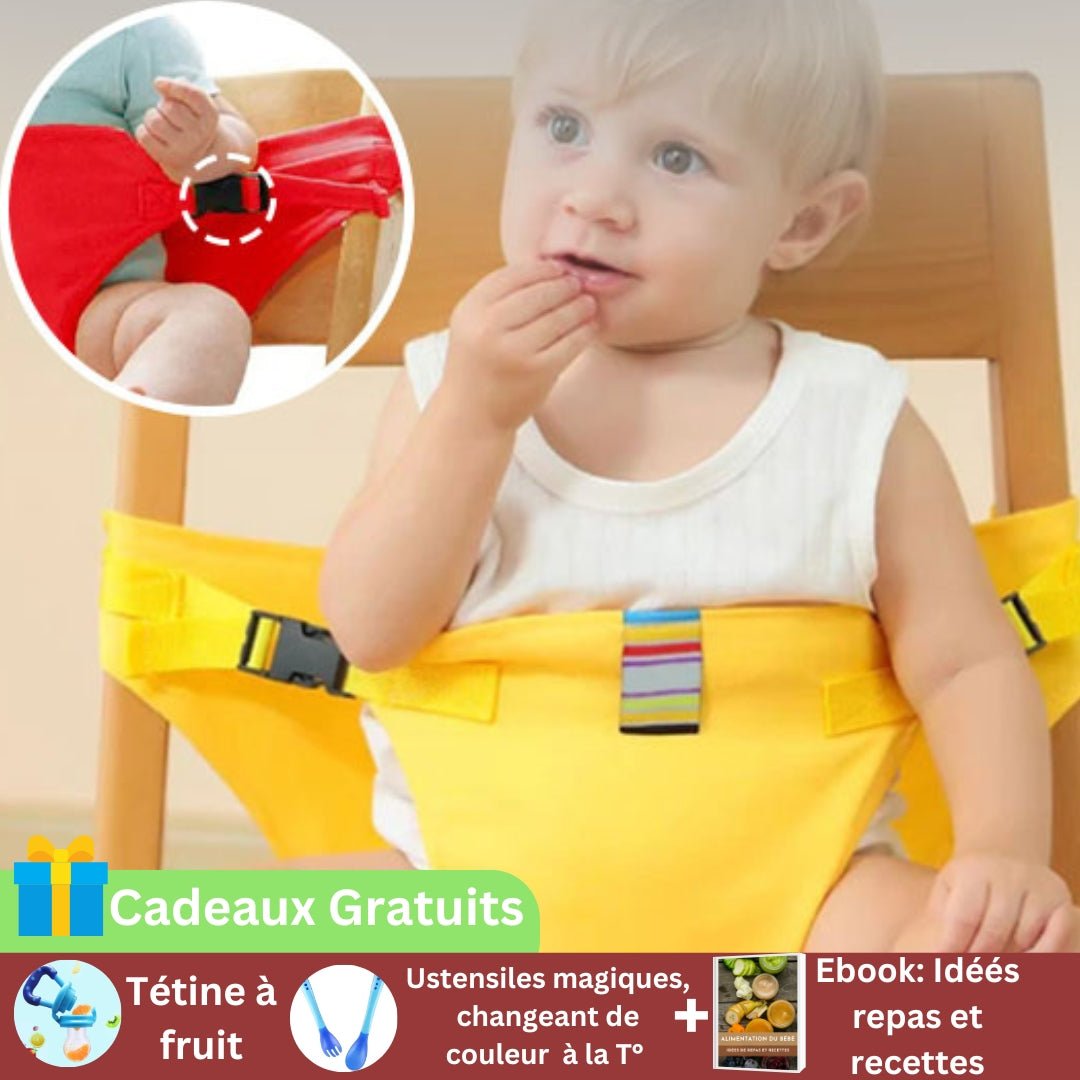 EasyBelt™ | Ceinture de chaise haute, Sécurité renforcée - Petit Marmot