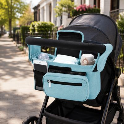 organisateur de poussette easygo bleu