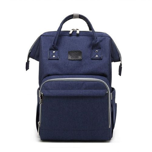 sac à dos à langer bleu foncé - petit marmot