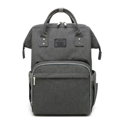 sac à dos à langer gris - petit marmot