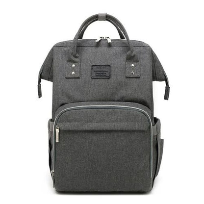 sac à dos à langer gris - petit marmot