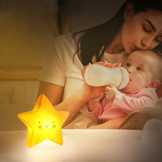 veilleuse bebe starglow éclaire la nuit pour biberon