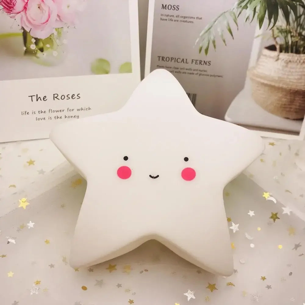 veilleuse bebe starglow blanc