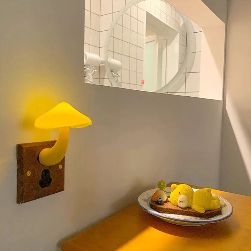veilleuse murale bebe champilight dans cuisine