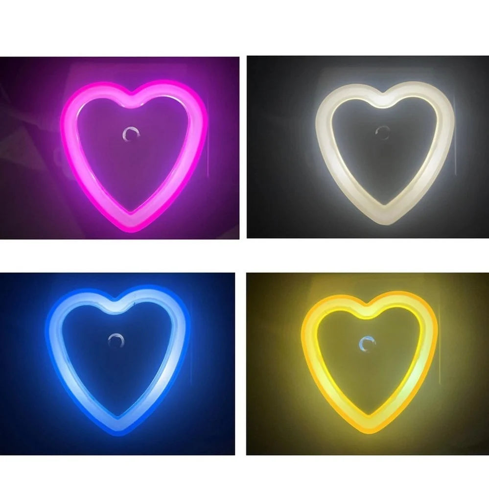 veilleuse murale bebe lumodesign en forme de coeur